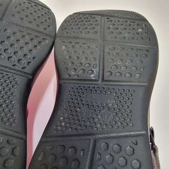 Joybees Clog Shoes Size Womens 9 Mens 7 Pink Black Slip On Shoe​ - Picture 11 of 12